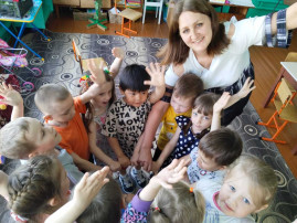 День детских ладошек в детском саду День детских ладошек в детском саду.